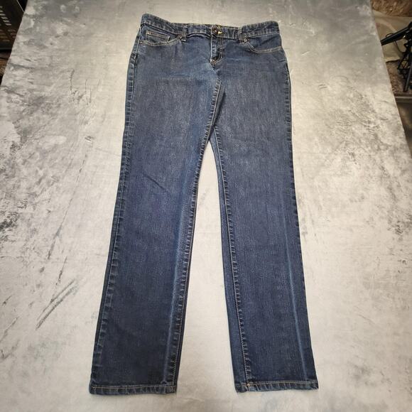 Gap Jeans Womens 12/31R Blue Premium Skinny Denim Five Pocket Classic Zip Fly - Picture 1 of 10